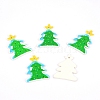 Printed Wooden Pendants WOOD-WH0104-03-2