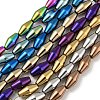 Electroplated Synthetic Magnetic Hematite Beads Strands G-Z032-B01-02-1