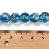 Handmade Dichroic Foil Glass Beads Strands DICH-U001-01A-4