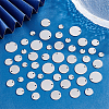DICOSMETIC 220Pcs 4 Style 304 Stainless Steel Charms STAS-DC0012-50-5