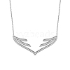 SHEGRACE Rhodium Plated 925 Sterling Silver Pendant Necklace JN602A-1