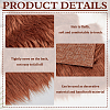 Faux Rabbit Fur Polyester Fabric DIY-WH0504-258F-4