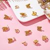 20Pcs 2 Style Rack Plating Brass S Hook Clasps KK-FH0003-91-4