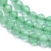 Natural Green Onyx Agate Beads Strands X-G-G792-41-3