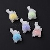 Opaque Resin Cabochons RESI-G062-02-2