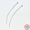 925 Sterling Silver Ball Head Pins STER-F018-03B-1