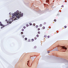 Frosted Natural Amethyst Round Bead Strands G-AR0002-06-3