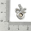 Brass Micro Pave Cubic Zirconia Charms KK-P283-23P-3