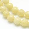 Natural Mashan Jade Round Beads Strands G-D263-4mm-XS06-2