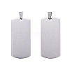 304 Stainless Steel Big Pendants STAS-I140-19B-S-2