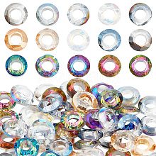   60Pcs 15 Colors Glass Cabochons MRMJ-PH0001-71