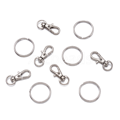 Alloy Swivel Lobster Claw Clasps FIND-TA0001-01P-1