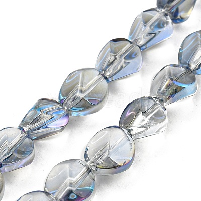 Electroplate Glass Beads Strands EGLA-G037-04A-1