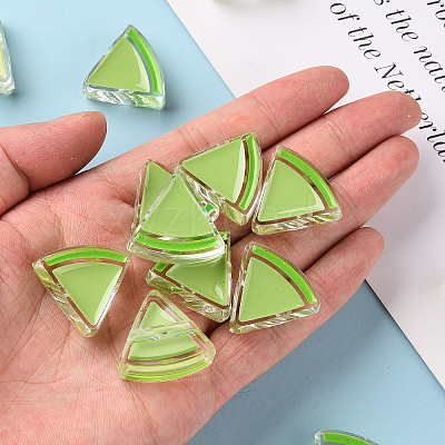 Transparent Enamel Acrylic Beads LS-TACR-S155-001D-1