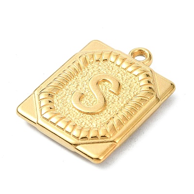 Ion Plating(IP) 304 Stainless Steel Pendants STAS-U033-01G-S-1