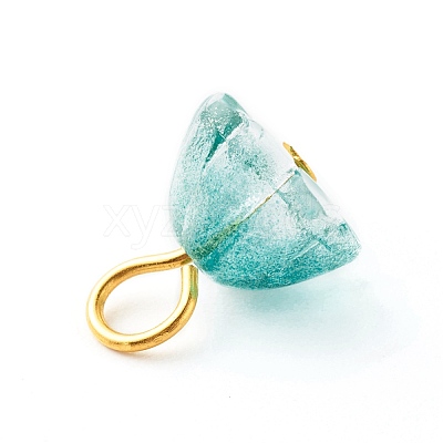 Glass Charms PALLOY-JF00809-1