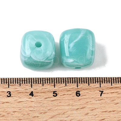 Opaque Acrylic Beads OACR-D320-01H-1