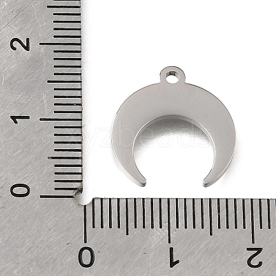304 Stainless Steel Pendants STAS-E532-12P-1