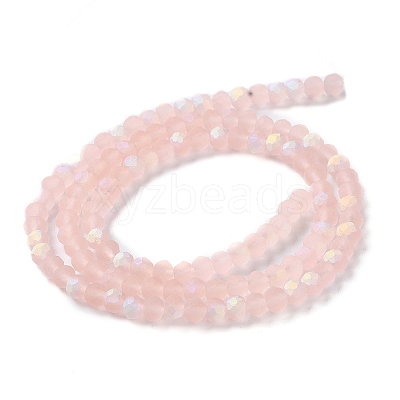 Transparent Glass Beads Strands X1-EGLA-A034-T4mm-MB22-1