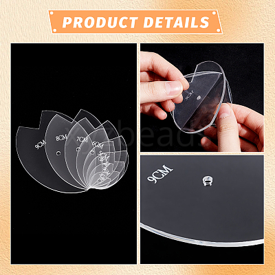1 Set Transparent Acrylic Molds DIY-UN0006-31-1