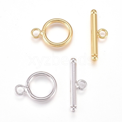 Brass Toggle Clasps KK-L189-23-1