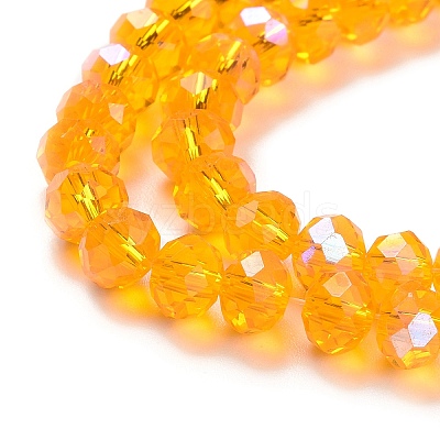 Electroplate Glass Beads Strands EGLA-A034-T4mm-L11-1
