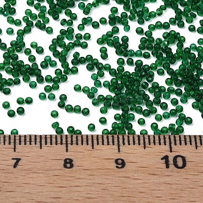 15/0 Transparent Czech Glass Seed Beads SEED-N004-004-08-1