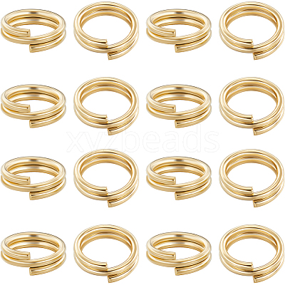 120Pcs Brass Split Rings KK-BBC0023-11A-1