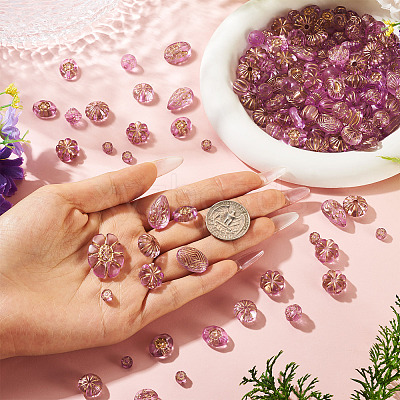 100G Transparent Acrylic Beads OACR-BT0001-07C-1