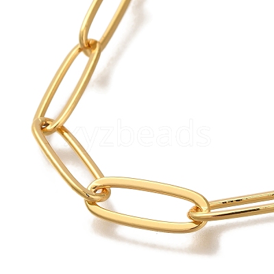 Letter B Brass Micro Pave Clear Cubic Zirconia Cable Chain Bracelets for Women BJEW-L696-112G-1