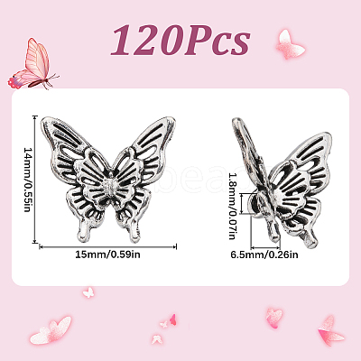 120Pcs Tibetan Style Alloy Pendants FIND-SC0010-49-1