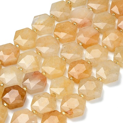 Natural Yellow Aventurine Beads Strands G-L660-A03-01-1