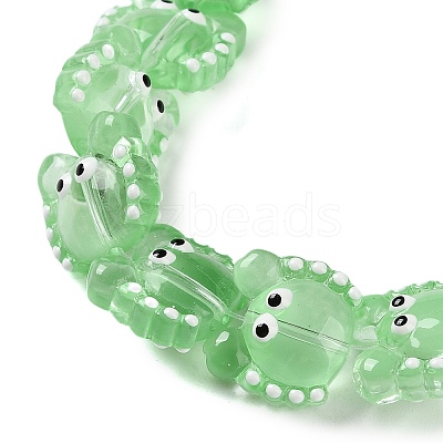 Transparent Glass Beads Strands LAMP-L078-010G-1