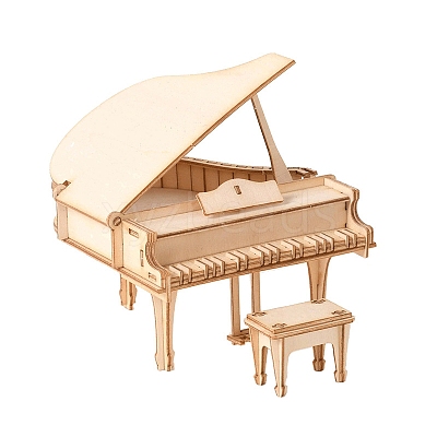 Piano DIY Wooden Assembly Toys Kits for Boys and Girls PW-WGD4719-01-1