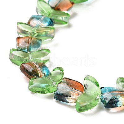 Transparent Glass Beads Strands LAMP-H061-02D-1