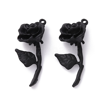 Spray Painted Alloy Pendants FIND-G030-06-1