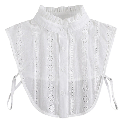 Detachable Cotton Shirt Women False Collar DIY-WH20048-038-1