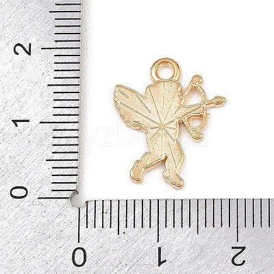 Valentine's Day Alloy Enamel Pendants ENAM-I084-01KCG-18-1