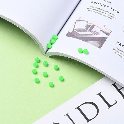 Fluorescent Acrylic Beads MACR-R517-6mm-07-1