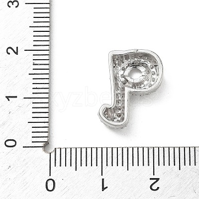 Brass Micro Pave Cubic Zirconia Pendants KK-A300-02P-Q-1