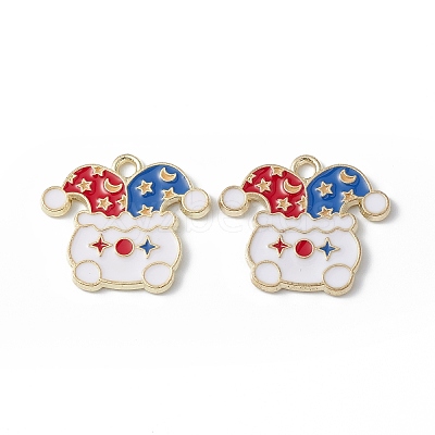 Circus Theme Alloy Enamel Pendants ENAM-P246-02A-1