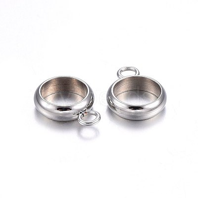 Tarnish Resistant 201 Stainless Steel Tube Bails STAS-O107-15P-1