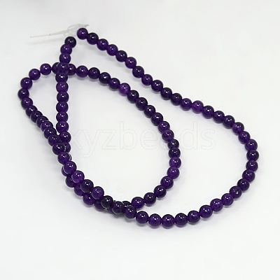 Natural Amethyst Round Beads Z0SYS011-1