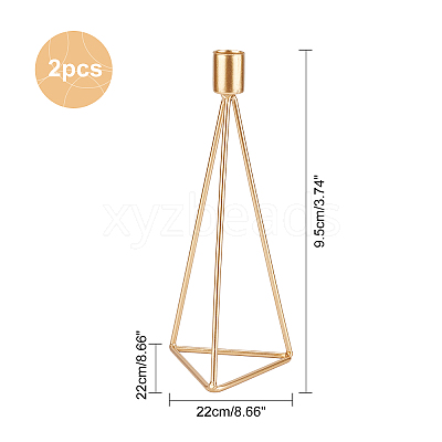 Iron Candle Holder AJEW-WH0171-56A-1