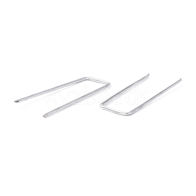 200Pcs 2 Style Galvanized Iron M-Shape pins TOOL-GA0001-54-1