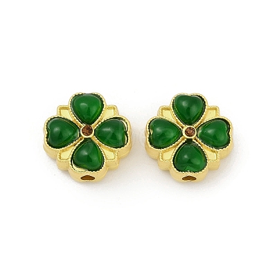 Alloy Resin Rhinestone Beads PALLOY-D369-20MG-03-1