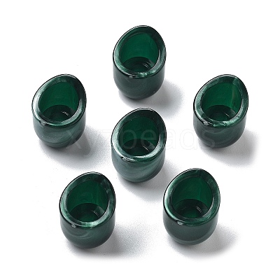 Two Tone Acrylic Beads OACR-S042-06G-1