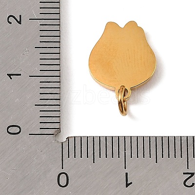 304 Stainless Steel with Enamel Pendants SA-CBAAF93-G10-1