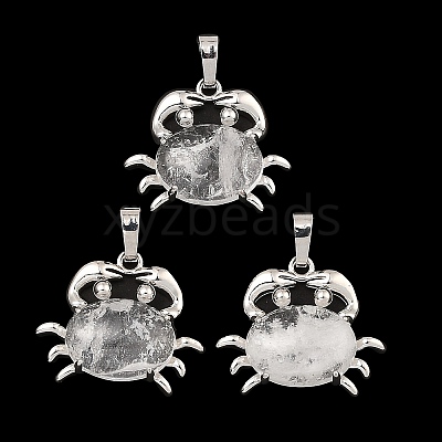 Rack Plating Brass Pendants G-Z033-10P-02-1