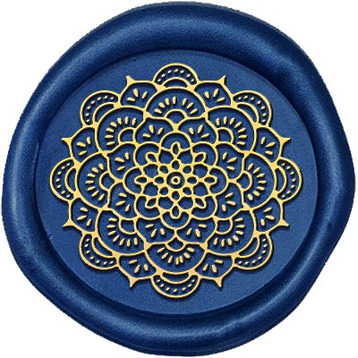Wax Seal Brass Stamp Head AJEW-WH0209-102-1